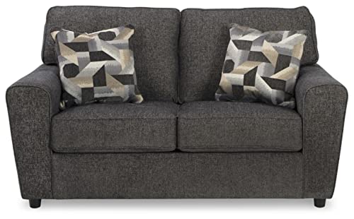 Signature Design by Ashley Cascilla Casual Loveseat, Dark Gray