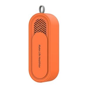 fruit and vegetable washing machine, vegetable cleaning machine capsule shape portable wireless fruit food purifier household kitchen food cleaner machine (color : orange)