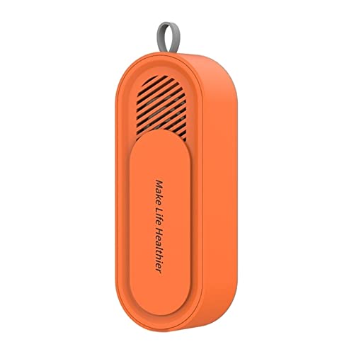 Fruit and Vegetable Washing Machine, Vegetable Cleaning Machine Capsule Shape Portable Wireless Fruit Food Purifier Household Kitchen Food Cleaner Machine (Color : Orange)