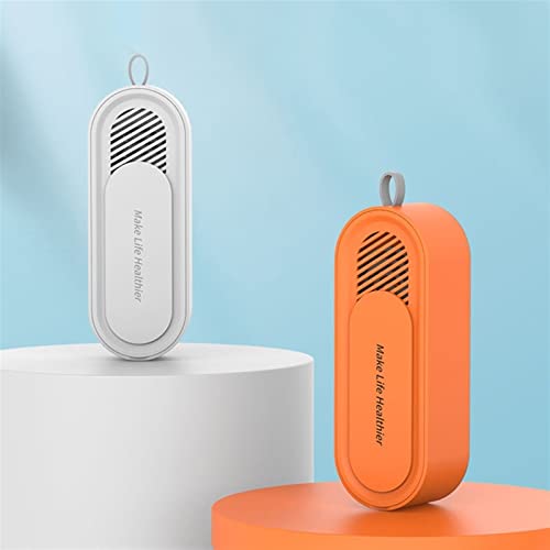 Fruit and Vegetable Washing Machine, Vegetable Cleaning Machine Capsule Shape Portable Wireless Fruit Food Purifier Household Kitchen Food Cleaner Machine (Color : Orange)