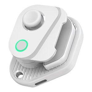 SamFansar Phone Joystick Portable Mobile Gaming Control Joystick Plug and Play Compatible with iPhone White