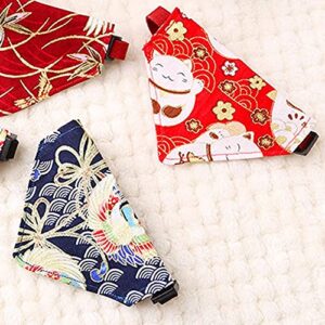 Pet Neckerchief, Cartoon Cat Collar, Fashion Pet Supplies, Bow Tie Kitten Bandana Cat Accessories, Triangle Scarf Cat Saliva Towel(9)