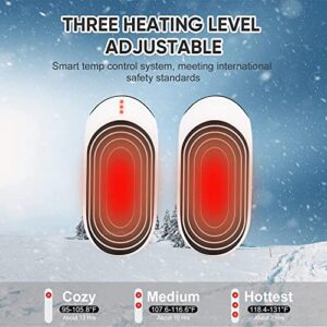 Hand Warmers Rechargeable, 2 in 1 Electric Hand Warmer Reusable with 3 Heating Modes, Portable Pocket Heater 9000mAh Power Bank, Great Gift for Christmas Outdoors, Camping