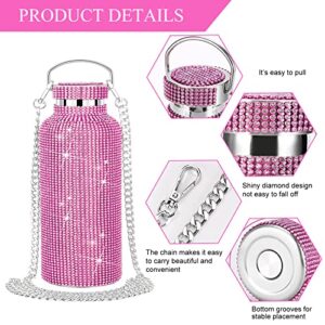 350ml/500ml/750ml Diamond Thermos Bottle 304 Stainless Steel Diamond Bling Insulated Cup for Women Outdoor Traveling Products