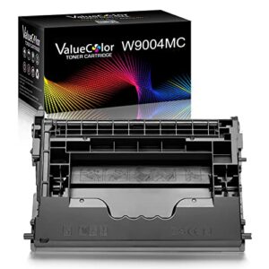 valuecolor remanufactured w9004mc black toner cartridge replacement for hp laserjet managed e60155dn e60165dn e60175dn e60055dn e60065dn e60075dn mfp e62655 e62665 e62675 printers - 1 pack