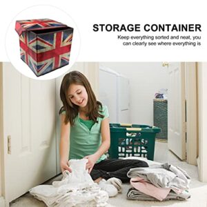 ibasenice Box Jack Retro Container Dorm Lid Toy Bedroom Living Containing Sundires Storage Decorative Cubes Union Blocks Clo with Baskets Cube Folding Clothes Markers Puzzles for