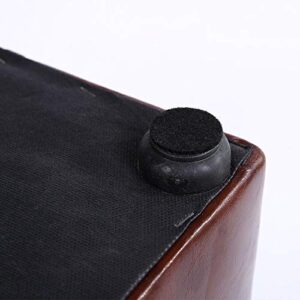 SJYDQ Leather Footstool, Stylish Sofa, Home Creative Wood, Simple and Modern Sofa Stool