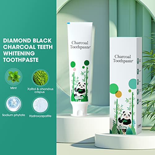 Charcoal Toothpaste Natural White Toothpaste for Whitening Teeth