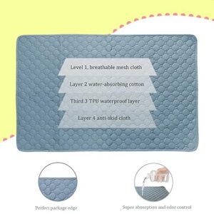 Guinea Pig Cage Liners,Washable Guinea Pig Pee Pads Fleece Cage Liners,Waterproof Reusable Guinea Pig Pee Pad and Super Absorbent Pee Pad for Small Animals (40 x 28 Inch)