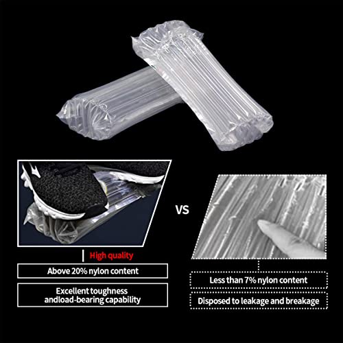 RESISSHO Wine Bottle Protector for Travel, 50 Pack Wine Bags for Travel Inflatable for Wine Fruit with Free Pump Wine Bottle Protector Air Column Cushion Sleeves for Packaging