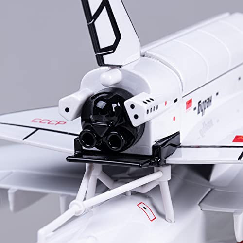 1:200 An-225 Carrying with Spaceshuttle BURAN Resin Aircraft Model Toy 17 inch Display Model Plane for Collection