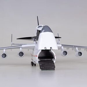 1:200 An-225 Carrying with Spaceshuttle BURAN Resin Aircraft Model Toy 17 inch Display Model Plane for Collection