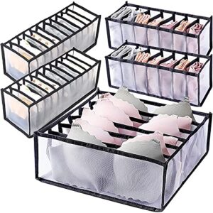 2 Set Wardrobe Closet Organizer Jeans Clothing Pants Cloth Storage Organizer Foldable Drawer Divider Closet Organizer Bins