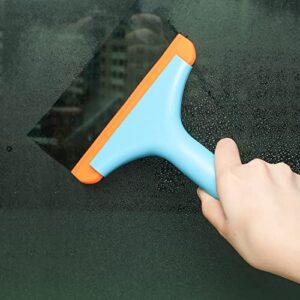 Silicone Squeegee, 2pcs Flexible Rubber Squeegee for Cars Silicone Scraper for Car Window Shower Squeegees for Shower Glass Door Car Windshield Window Cleaning (2 Sizes)