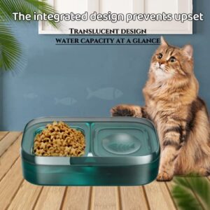 The Latest Aarpurt Pet Food Bowl, Cat Water Bowl, Dog and Cat Feeder and Water Dispenser, Pet Feeding and Water All in Qne Bowl Suitable for Small and Medium-Sized Cats and Dogs