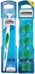 ultra clean access flosser for hard-to-reach areas, flosser handle with 28 refills, mint