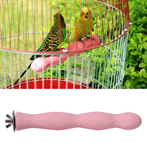 TOPINCN Claw and Beak Grinding, Cage Accessories Parrot Toy Durable Disassemble Decompression Frosted for Bird for Parrot(Large Lotus Root Stick)