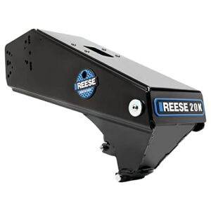 Reese 94920 Goose Box 5th Wheel Pin Box, Air Ride, 20,000 lbs. Capacity, Compatible with Lippert (1621, 1716, 0719), Fabex PB 600 Series, Rhino, Black