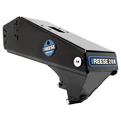 Reese 94920 Goose Box 5th Wheel Pin Box, Air Ride, 20,000 lbs. Capacity, Compatible with Lippert (1621, 1716, 0719), Fabex PB 600 Series, Rhino, Black