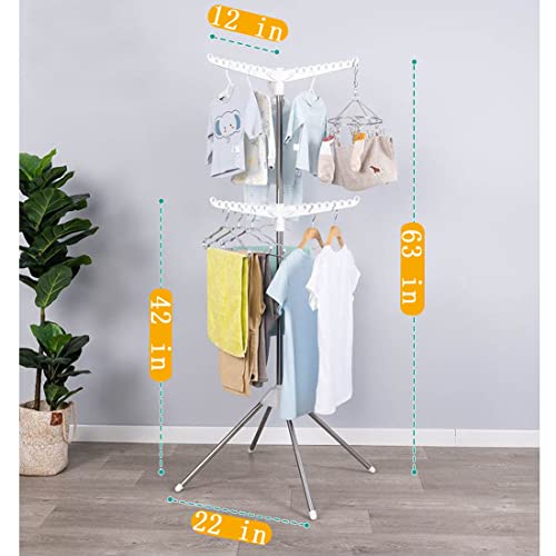 Clothes Drying Rack Folding Indoor - Foldable Clothing Dryer Laundry Stand