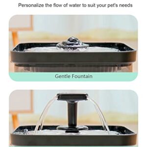 Espelho Cat Water Fountain, Wireless Pump, Automatic Pet Water Fountain Cat Water Dispenser with 6 Replacement Filters