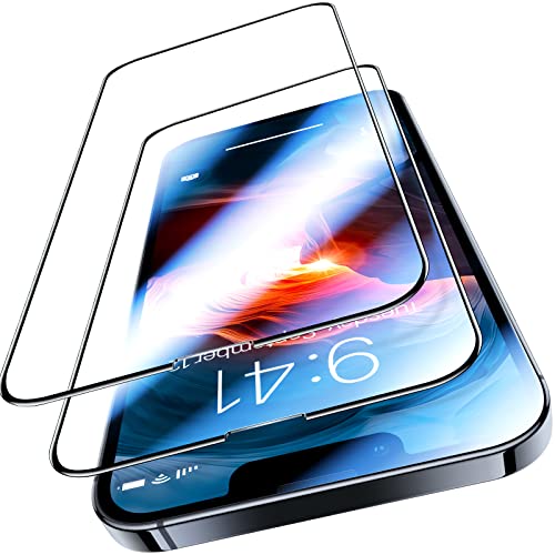 UltraGlass UNBREAK TOP 9H+ Glass for iPhone 13 Pro Max Screen Protector Glass [Military SGS Shatterproof & Longest Durable] Full Screen Protector 13 Pro Max Tempered Glass, Anti-fingerprint, 2 Packs