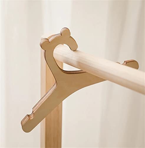 Newborn Environmentally Wooden Hanger for Baby Clothes ,Baby Children Wooden Hangers for Clothes Hangers - 20 Pcs Set (9 inches)