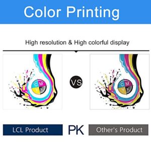 LCL Compatible Ink Cartridge Pigment Replacement for Canon PFI320 PFI-320 PFI-320MBK PFI-320BK PFI-320C PFI-320M PFI-320Y 300ML imagePROGRAF IPF TM-200 IPF TM-205 (5-Pack KCMYMBK)