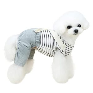 dog t shirt cotton dog clothes cute spring autumn shirts soft t shirt breathable puppy apparel outfit thin sweater pet sweater dog sweater small boy