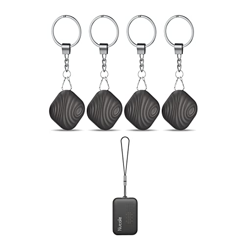 Nutale Key Finder, Mini 1Pcs + Findthing 4Pcs Bluetooth Tracker Item Locator with Key Chain for Keys Pet Wallets or Backpacks and Tablets Batteries Include