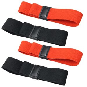 lunch box elastic bands fmhxg 4pcs black and red double layer bento box fixing straps lunch container sealing straps for home school office outdoor camping, bento lunchbox strap