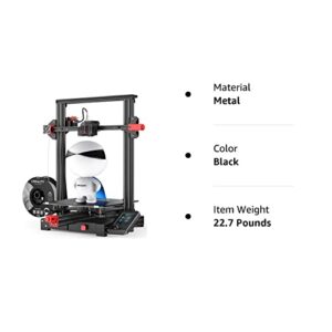 Creality Ender 3 Max Neo 3D Printer, CR Touch Auto Leveling Bed Dual Z-Axis Full-metal Extruder Ender 3D Printer Large Print Size 11.8x11.8x12.6in