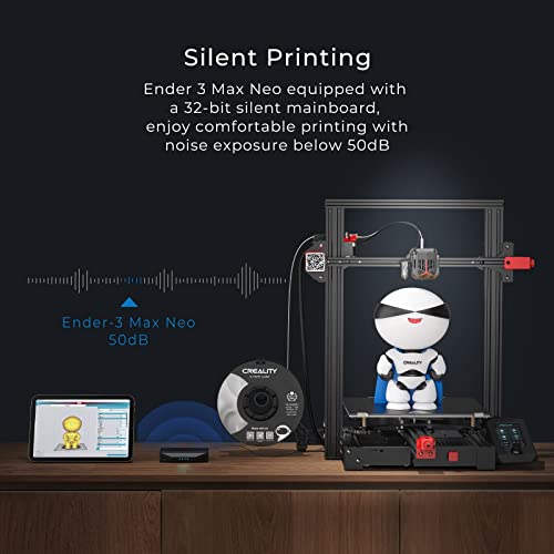 Creality Ender 3 Max Neo 3D Printer, CR Touch Auto Leveling Bed Dual Z-Axis Full-metal Extruder Ender 3D Printer Large Print Size 11.8x11.8x12.6in