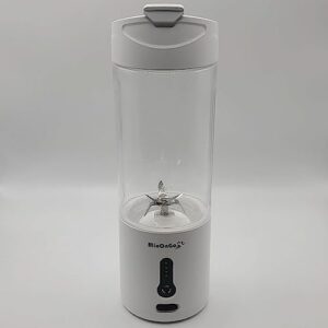 white portable blender, 1-pack, 530 ml (17.90oz)