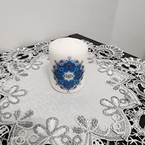 The Bahai Faith Symbol Candle