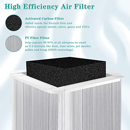 211+ Filter Replacement for Blue Air 211 Purifier (2 Pack) by Cobectal