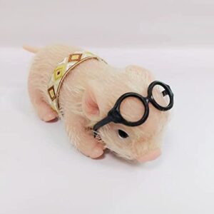 idoreborn silicone piglet accessories-no piglet included (piget glasses)