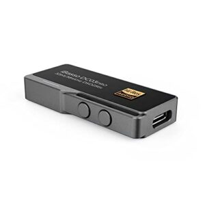 iBasso DC03Pro Portable USB Dongle DAC and Headphone Amp with MQA Support (Grey)