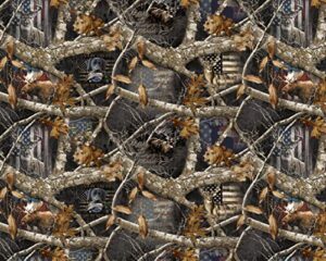 realtree cotton fabric by sykel-licensed realtree edge patriotic scenic cotton fabric