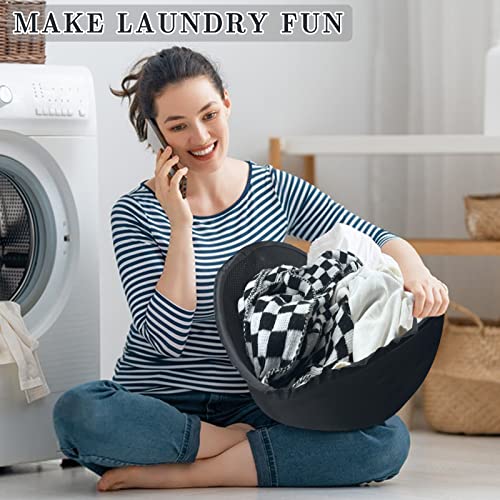 Laundry Basket for Dryer, Pop Up Laundry Hamper Quick Drying Material, Laundry Bag, 21in Collapsible Laundry Basket for Clothes, Socks, Blankets, Towels