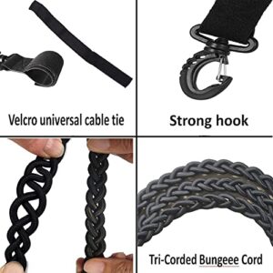 2 Pack Tri-Braided Cord Clothes Line Clothes Drying Rope Travel Clothesline Windproof Clothes Line for Longer Trips Where You Need to do Laundry in Your Room or Camping - No Hanger Needed