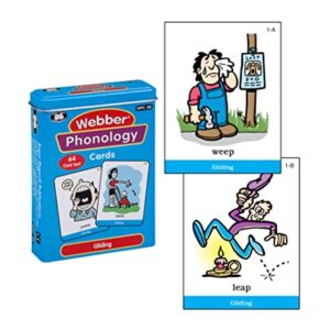 Super Duper Publications | Webber® Phonology Cards - Gliding | Speech Therapy - Phonology Flashcards | Educational Learning Resource for Children