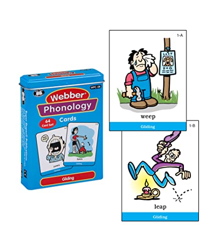 Super Duper Publications | Webber® Phonology Cards - Gliding | Speech Therapy - Phonology Flashcards | Educational Learning Resource for Children