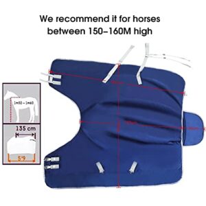 Winter 1800D Premium Turnout Horse Blanket,Medium Weight Waterproof Blanket