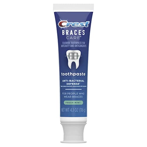 Crest Braces Care Fresh Mint Toothpaste 4.1 oz (Pack of 3)