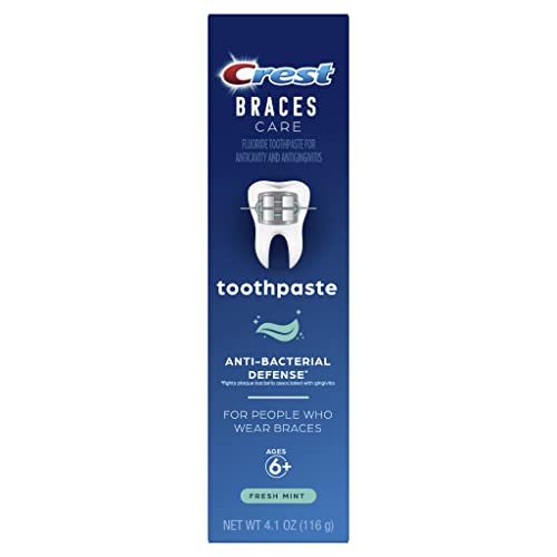 Crest Braces Care Fresh Mint Toothpaste 4.1 oz (Pack of 3)