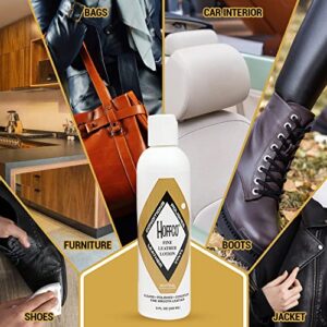 Premium Leather Conditioner for Boots, Shoes, Bags, Furniture, Car Interior, & More- Non-Toxic & Will Not Darken Leather- Made in USA Since 1907-8oz Bottle