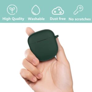Ankersaila Case Compatible with Bose QuietComfort Earbuds II 2022,Soft Silicone Shockproof Anti-Scratch Protective Cover (Dark Green)