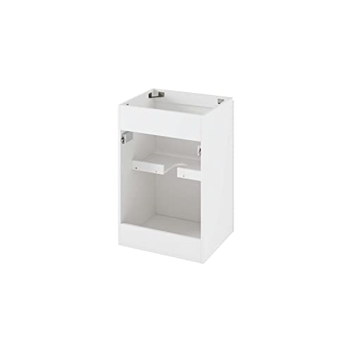 Modway Vitality 18" Wall-Mount Bathroom Vanity (Sink Basin Not Included), 18 Inch, White