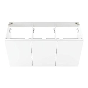 Modway Vitality 48" Wall-Mount Bathroom Vanity in White